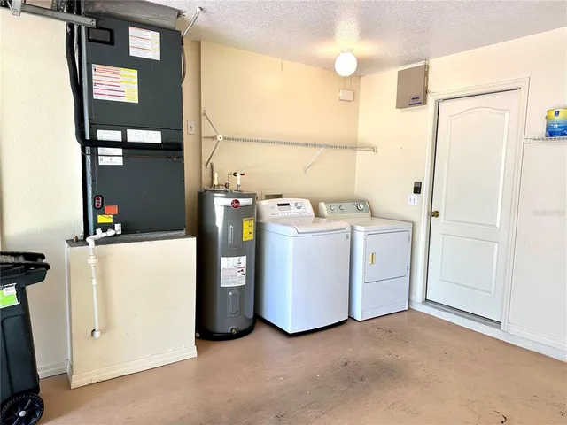 a view of water heater room