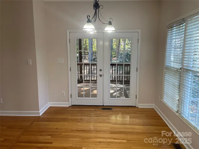 a view of an empty room with window