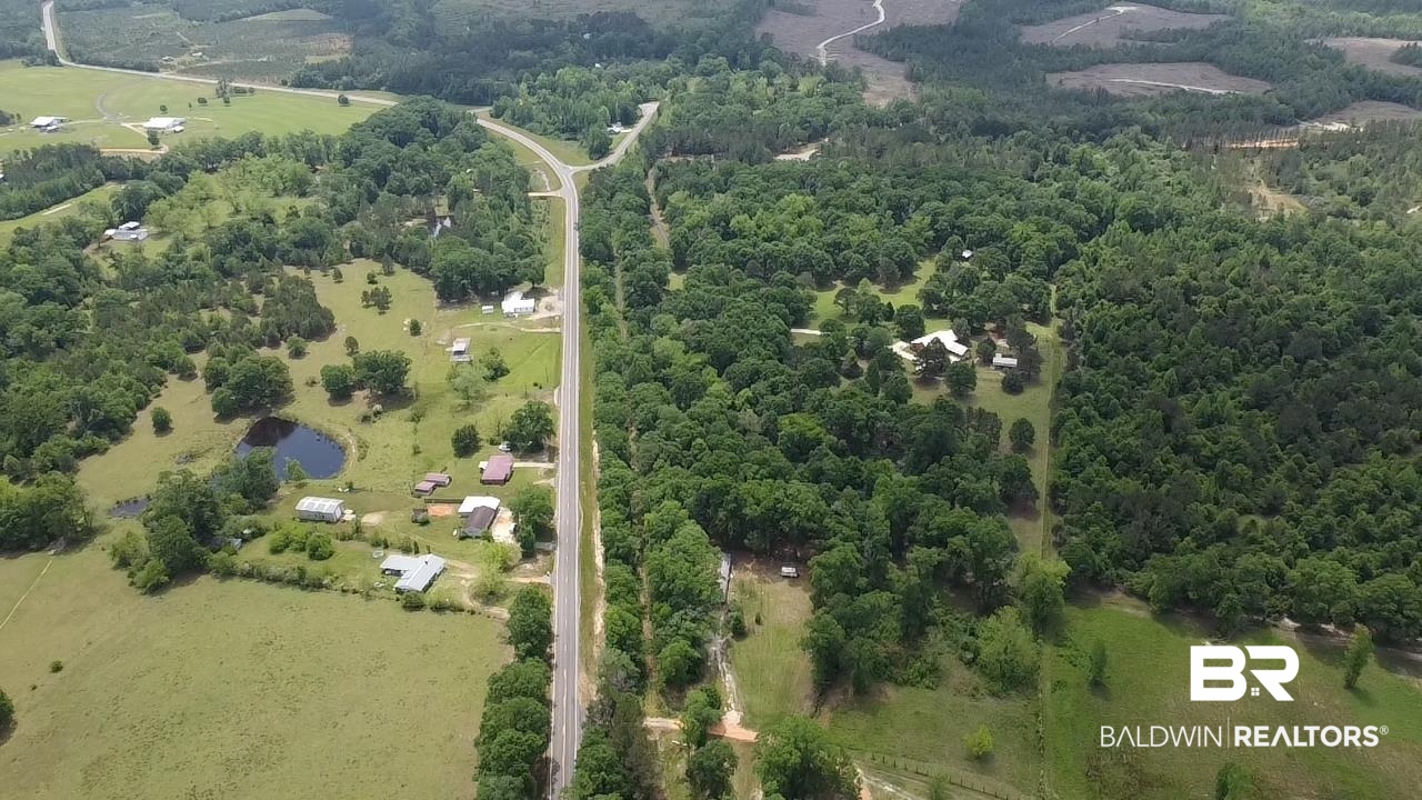 445 Sundance Lane Range, AL 36473 - Photo 50 of 54 Drone / aerial view featuring a wooded view