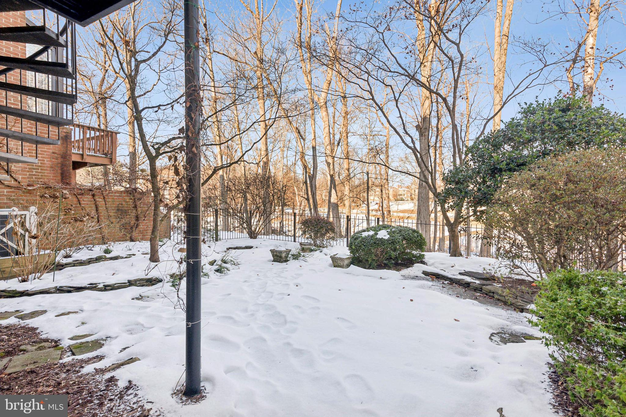 11814 Bishops Content Road Bowie, MD 20721 - Photo 40 of 40 Rear Yard with Spiral Staircase