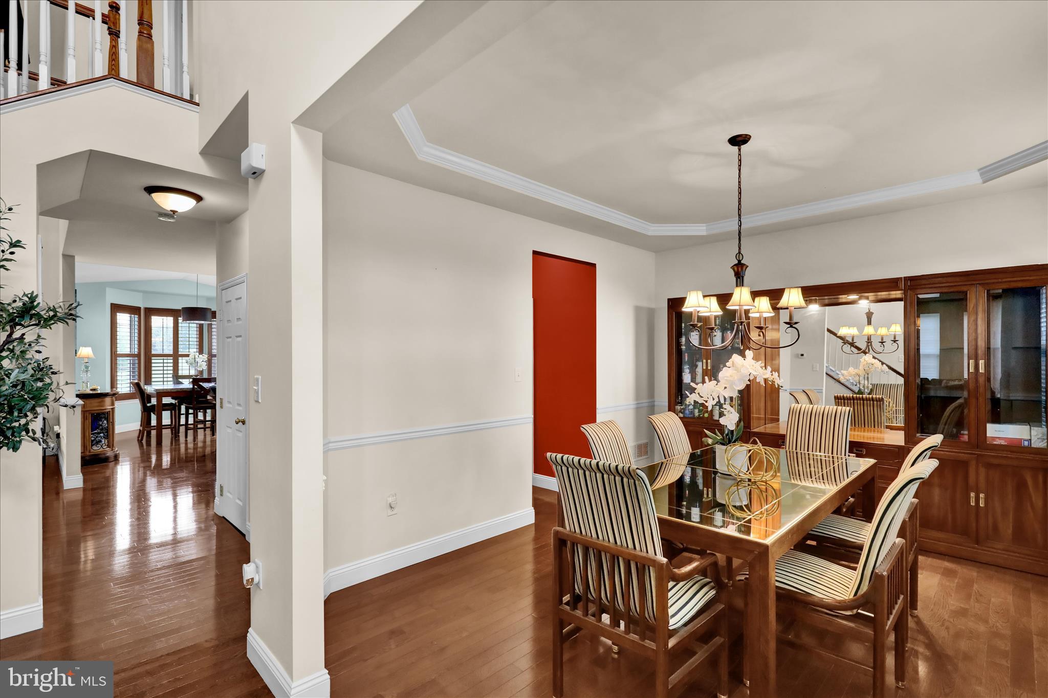 121 Great Bend Way Sinking Spring, PA 19608 - Photo 9 of 59 a view of a dining room with furniture and wooden floor