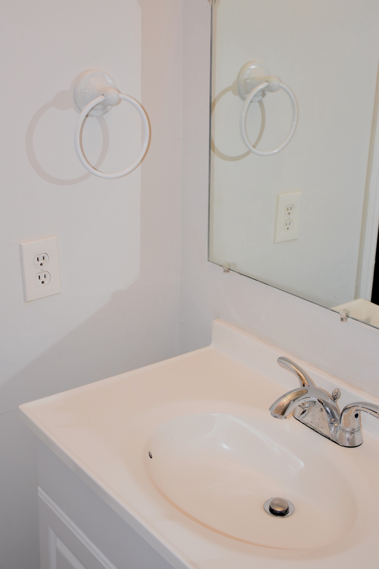 1810 Rawhide Loop Round Rock, TX 78681 - Photo 24 of 29 White vanity with an integrated sink and chrome faucet
