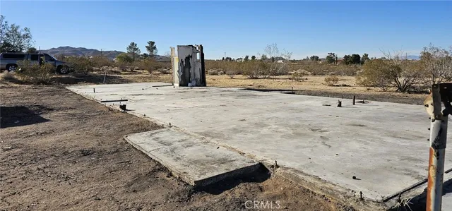 a view of a terrace with outdoor space