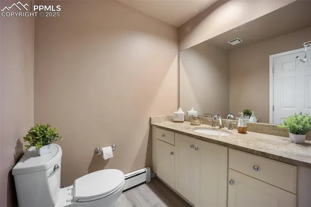 a view of a pathway with a park