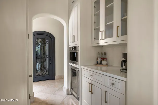 a close view of cabinet and tap