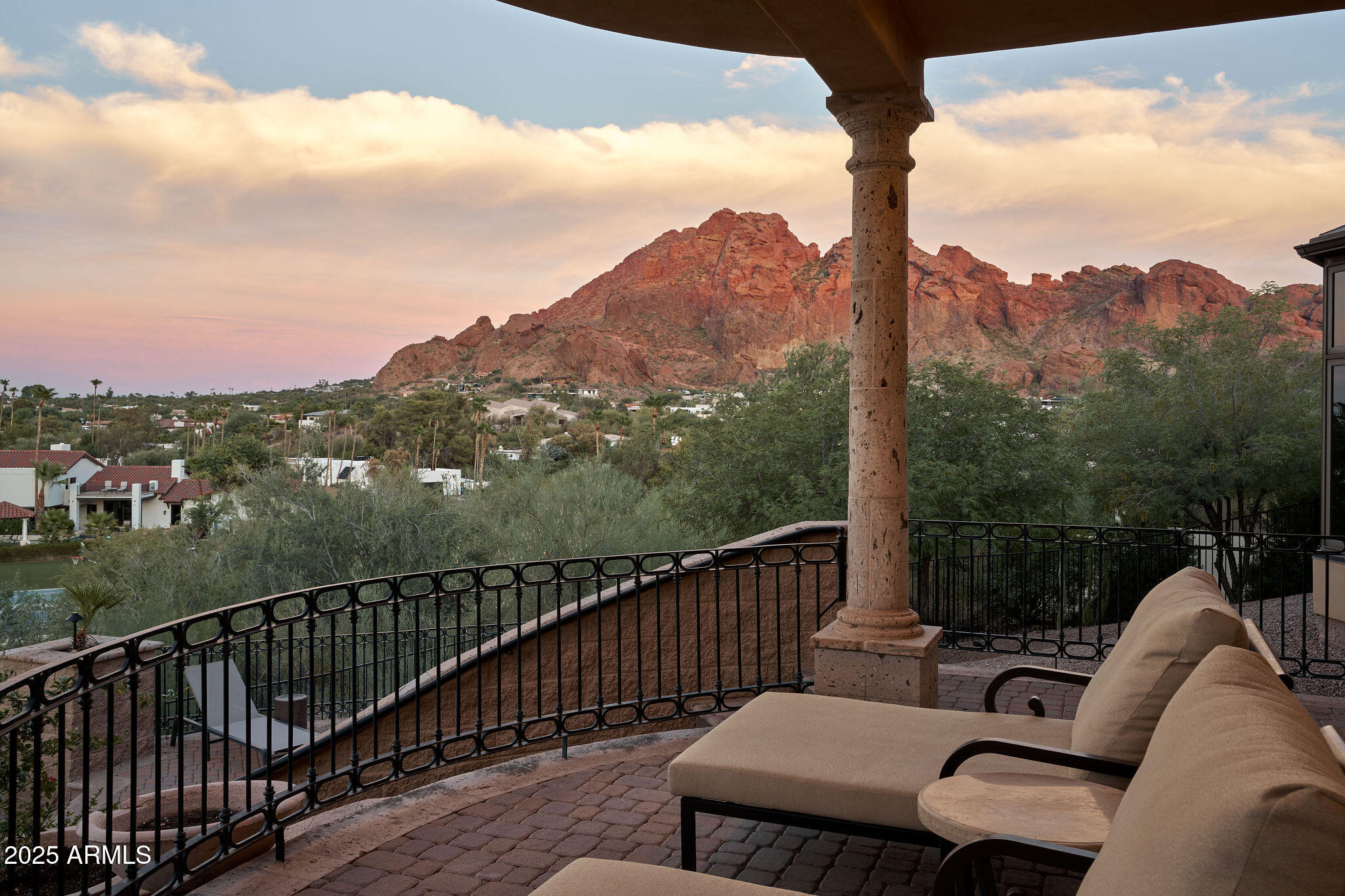 4490 East Valley Vista Lane Paradise Valley, AZ 85253 - Photo 8 of 45 a view of a city from a balcony
