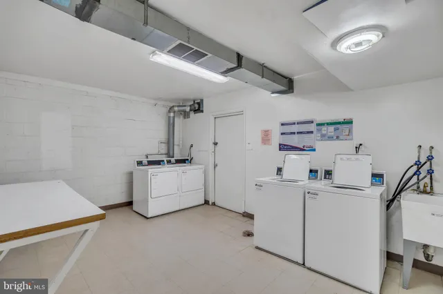 a room with storage and utility