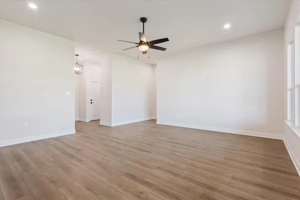 wooden floor in an empty room
