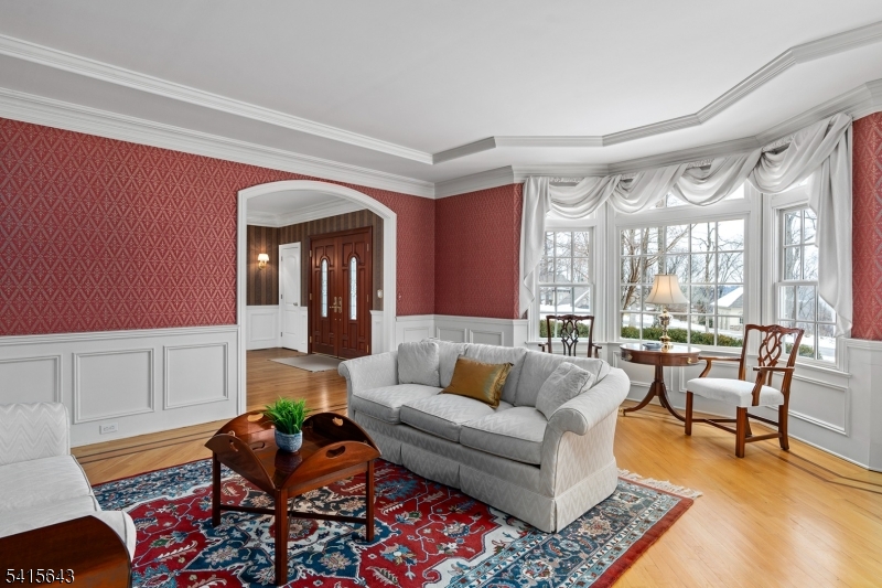 7 Timber Ridge Road Far Hills, NJ 07931 - Photo 16 of 48 a living room with furniture and a large window