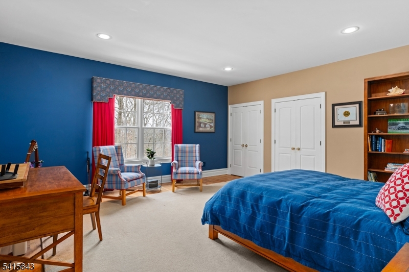 7 Timber Ridge Road Far Hills, NJ 07931 - Photo 35 of 48 a bedroom with a bed and furniture
