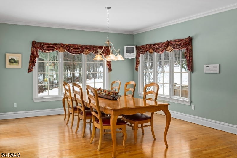 7 Timber Ridge Road Far Hills, NJ 07931 - Photo 10 of 48 a view of a dining room with furniture window and outside view