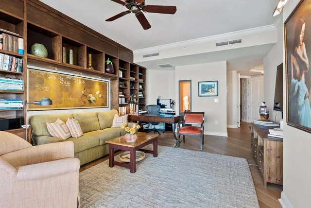 a view of a lake from a balcony