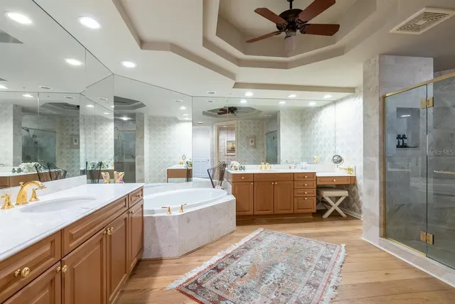 a living room with furniture and a walls