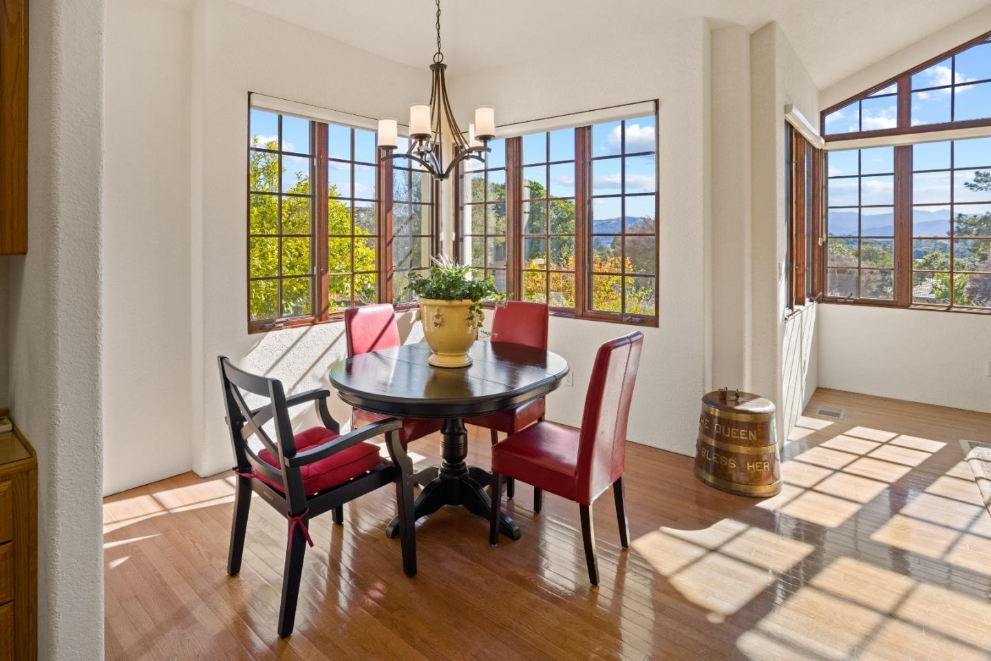 12365 Saddle Road Carmel Valley, CA 93924 - Photo 12 of 65 a view of a dining room with furniture window and outside view