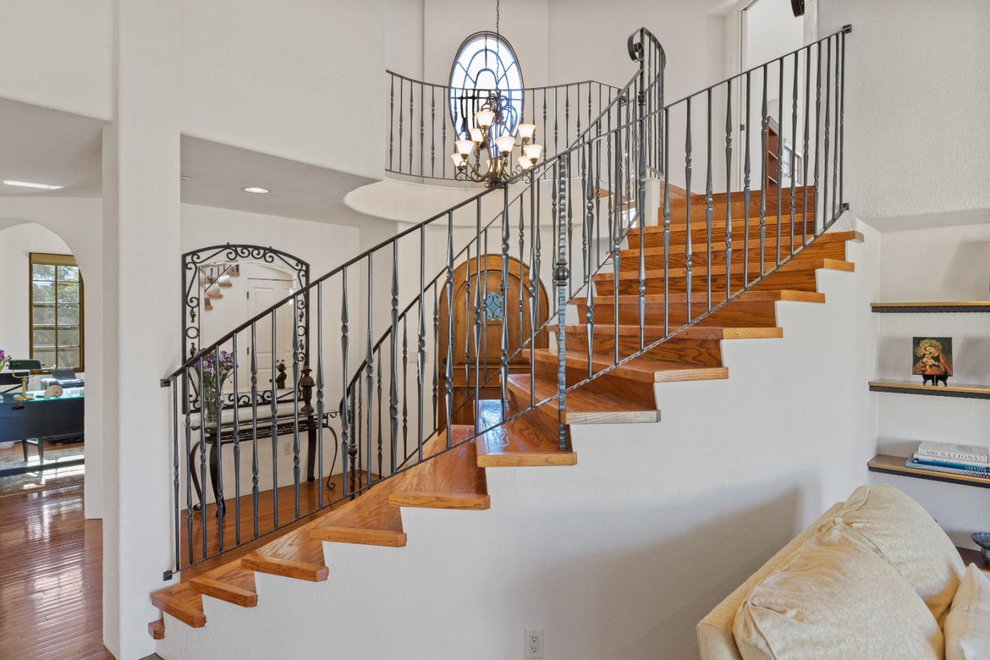 12365 Saddle Road Carmel Valley, CA 93924 - Photo 5 of 65 a view of entryway with wooden floor and windows