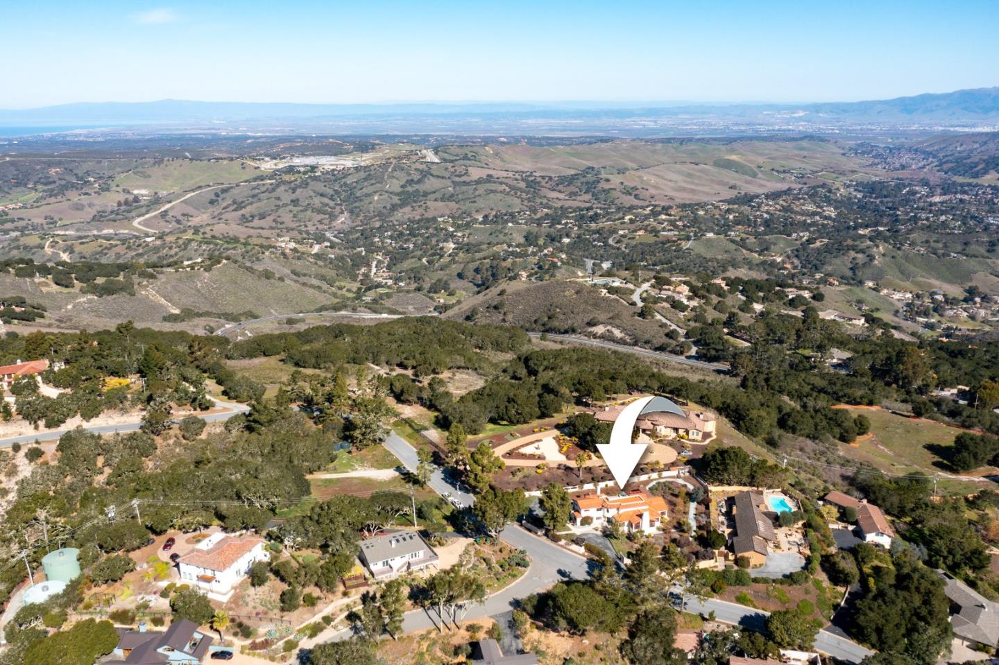 12365 Saddle Road Carmel Valley, CA 93924 - Photo 61 of 65 an aerial view of a