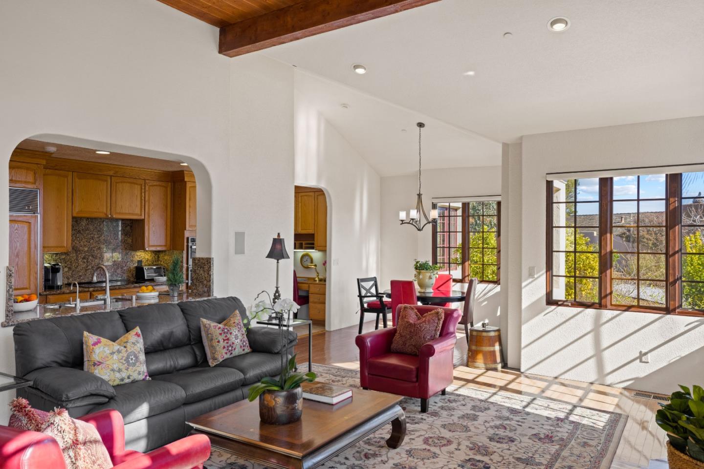 12365 Saddle Road Carmel Valley, CA 93924 - Photo 9 of 65 a living room with furniture and large windows