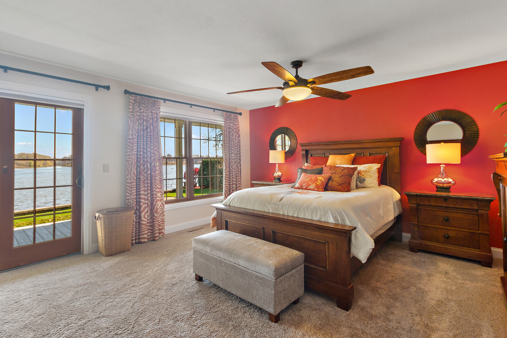 3157 River Road Kankakee, IL 60901 - Photo 16 of 50 a bedroom with a bed and a dresser next to a window