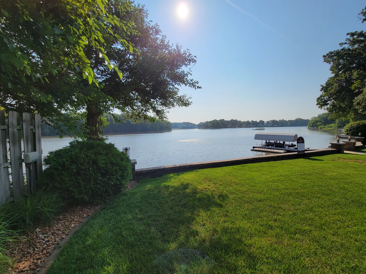 3157 River Road Kankakee, IL 60901 - Photo 38 of 50 a view of a lake with a big yard