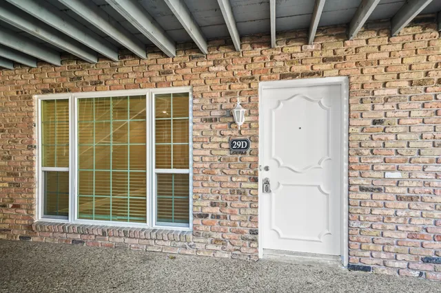a front view of a house with a window
