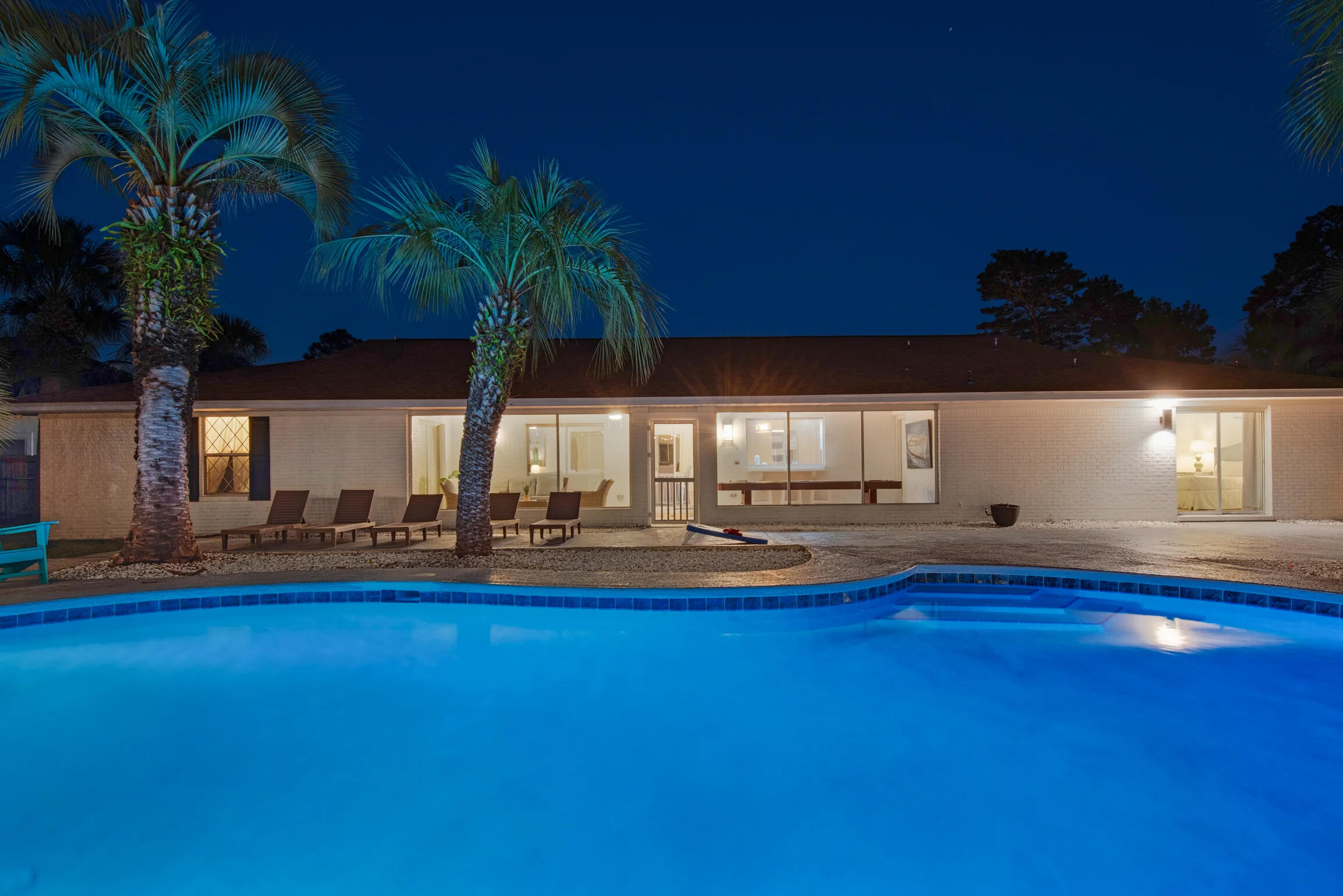 58 Overlook Drive Destin, FL 32550 - Photo 45 of 48 a view of a swimming pool with an outdoor space and seating area