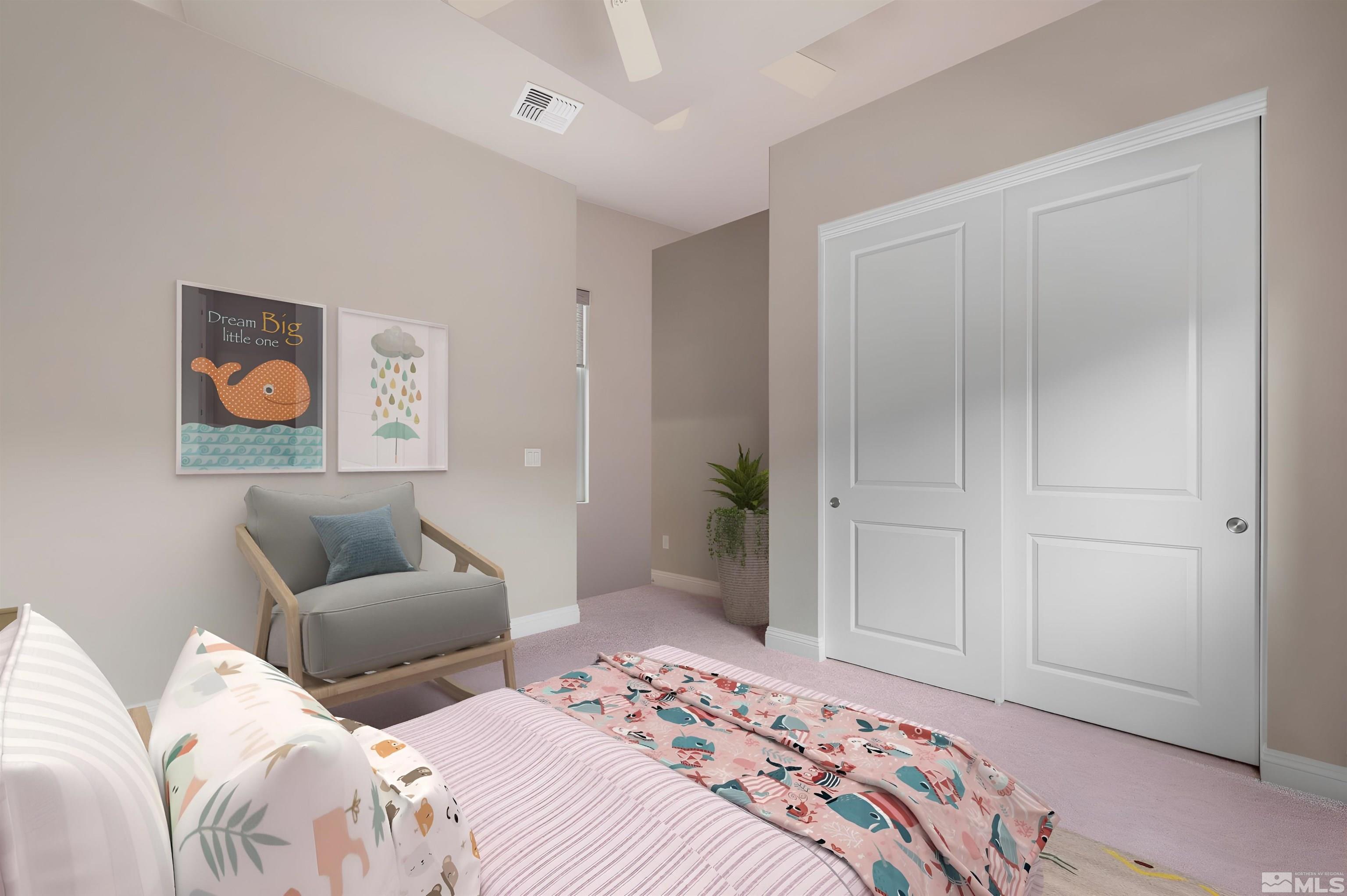 9404 Flying Horse Road Reno, NV 89521 - Photo 31 of 40 a bedroom with a bed and furniture