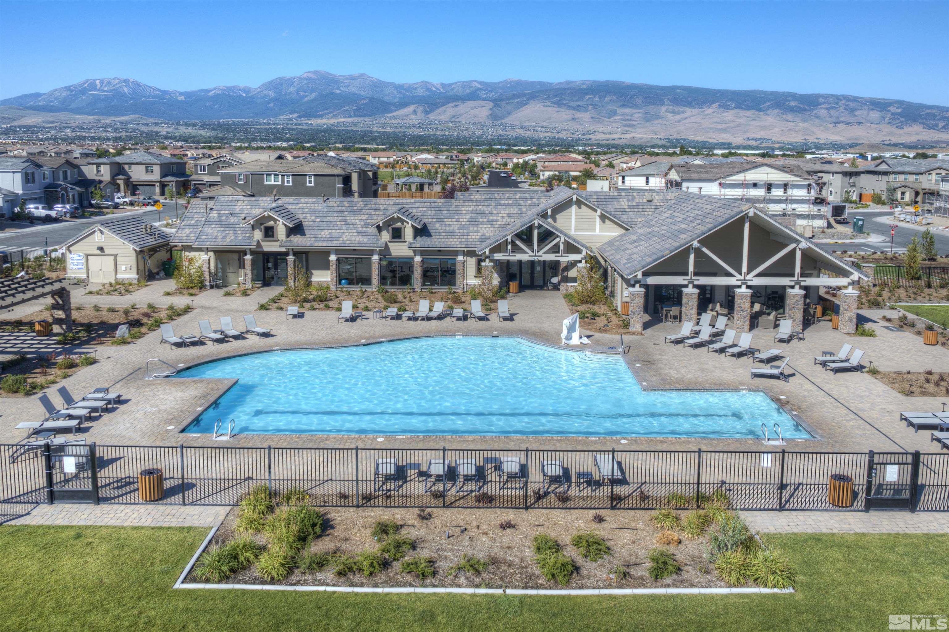 9404 Flying Horse Road Reno, NV 89521 - Photo 37 of 40 an aerial view of residential houses with outdoor space and seating