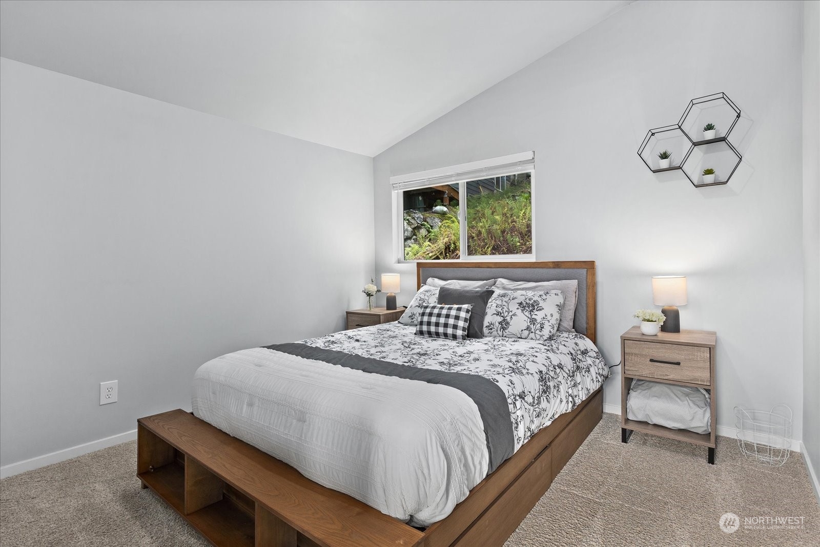 1024 South Lake Roesiger Road Snohomish, WA 98290 - Photo 17 of 35 a bedroom with a bed and window