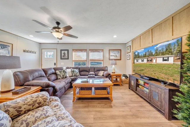 a house with yard in front of it