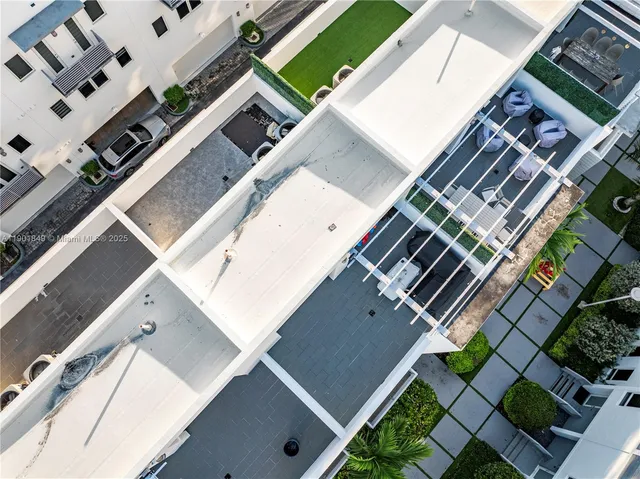 a view of a city with tall buildings