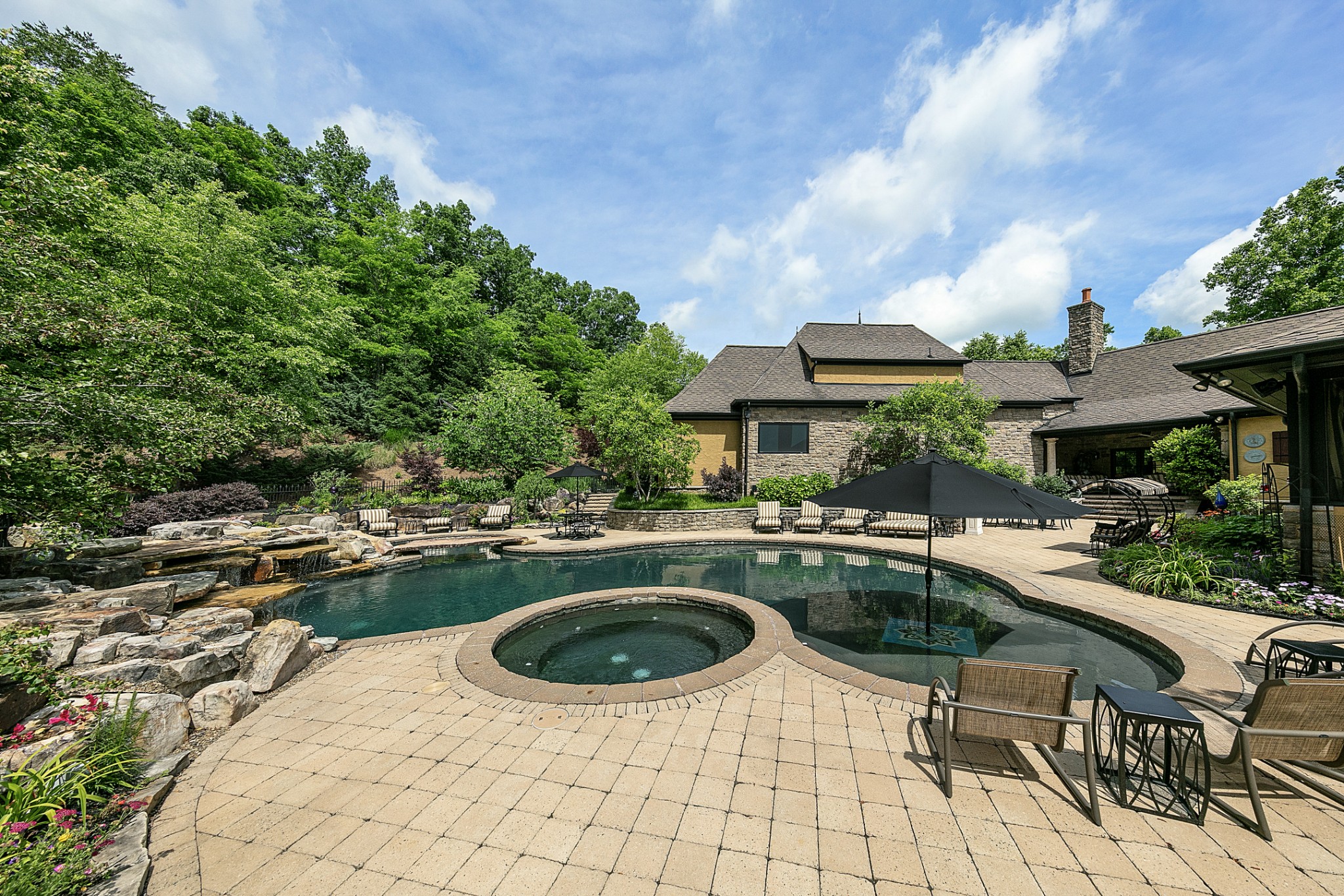 255 Villa Segrata North Ridge Road Sevierville, TN 37876 - Photo 69 of 78 a view of a patio with swimming pool table and chairs