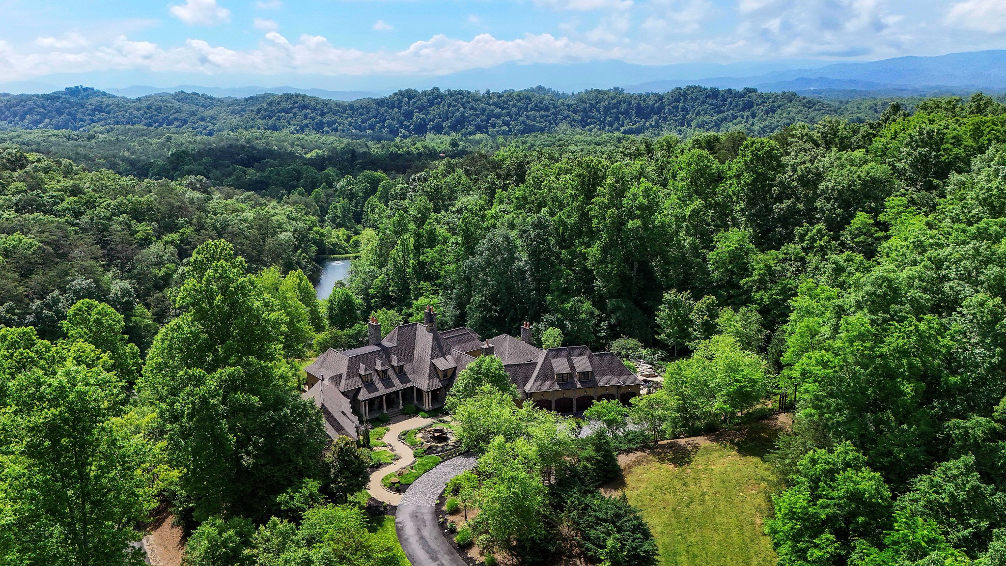 255 Villa Segrata North Ridge Road Sevierville, TN 37876 - Photo 75 of 78 a view of a lush green forest with trees in the background