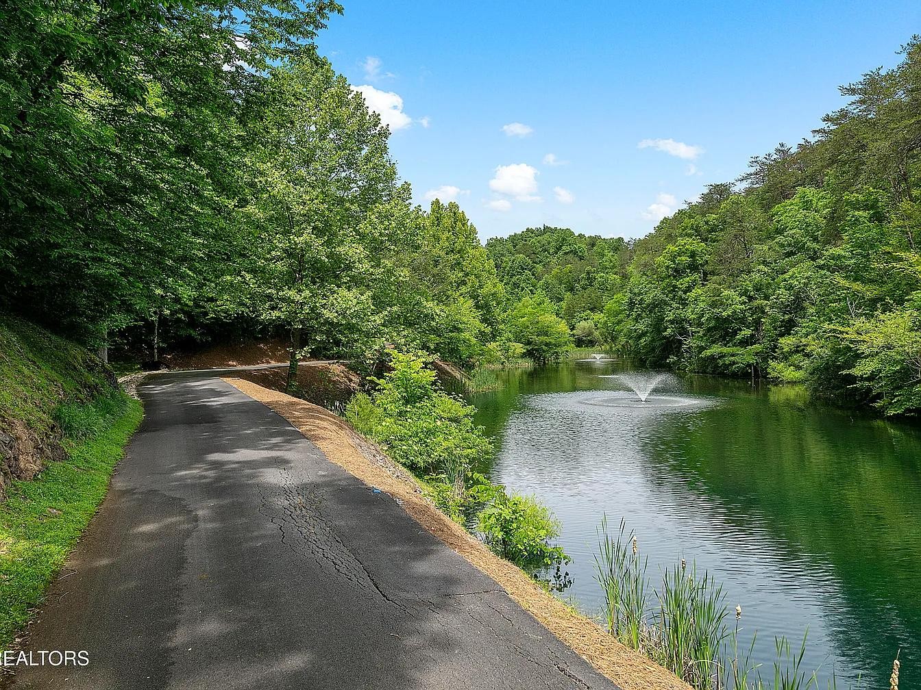 255 Villa Segrata North Ridge Road Sevierville, TN 37876 - Photo 8 of 78 a view of a street with a yard and a wooden fence