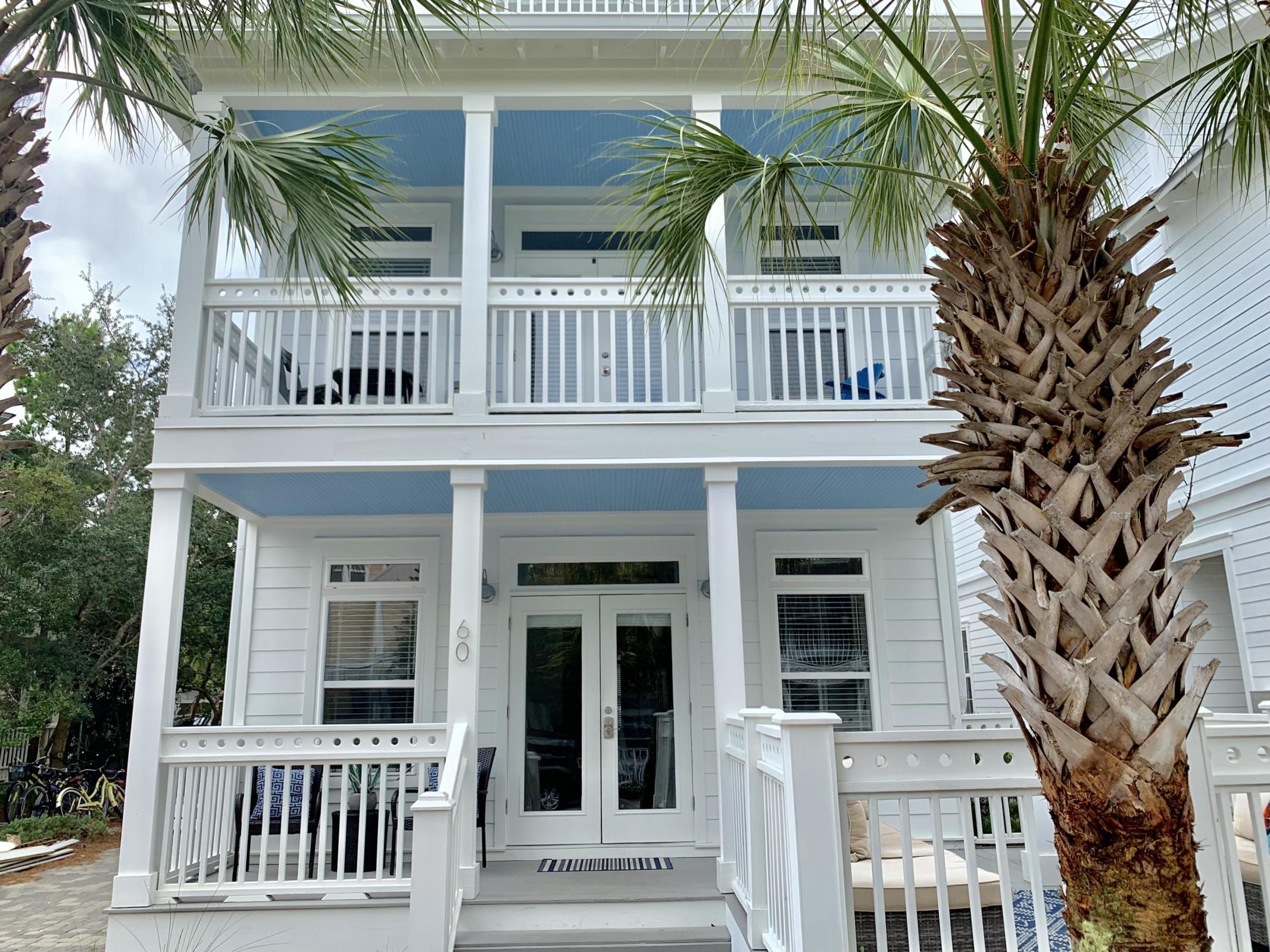 60 The Greenway Loop Inlet Beach, FL 32461 - Photo 3 of 35 front view of a house with a balcony