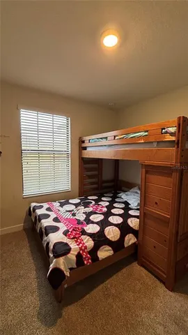 a bedroom with a bed and a tv