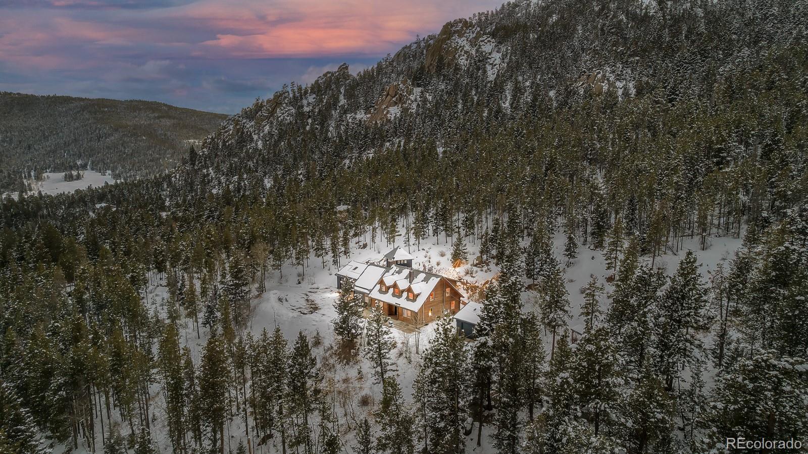 9055 Eagle Cliff Road Conifer, CO 80433 - Photo 37 of 39 a view of outdoor space and garden