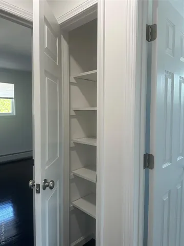 a view of a closet