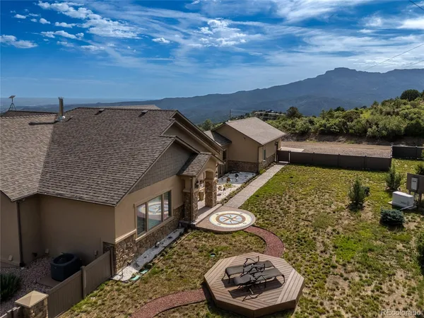 a view of a hallway with windows