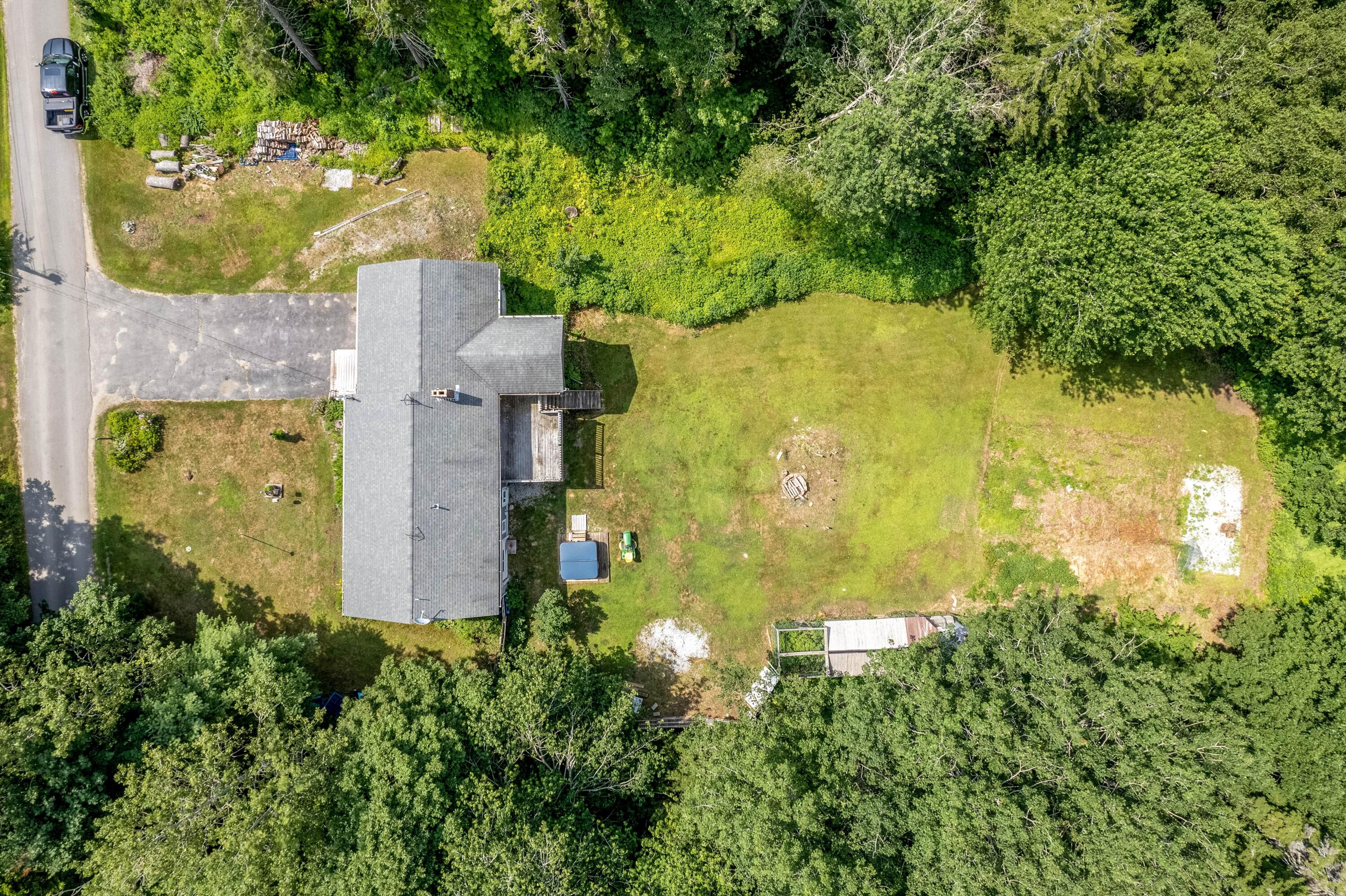 18 North Harbor Cemetery Road Friendship, ME 04547 - Photo 49 of 55 aerial over house