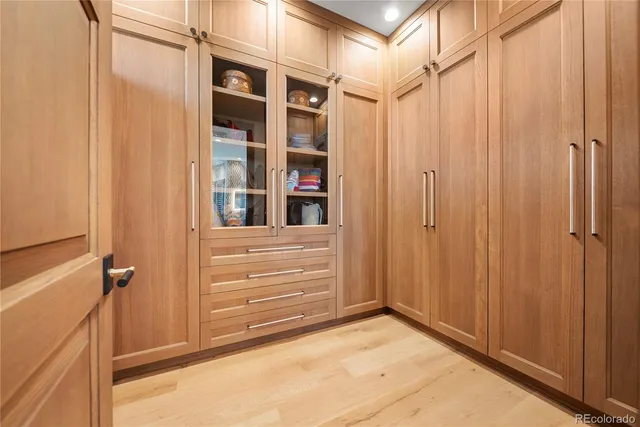 a view of walk in closet