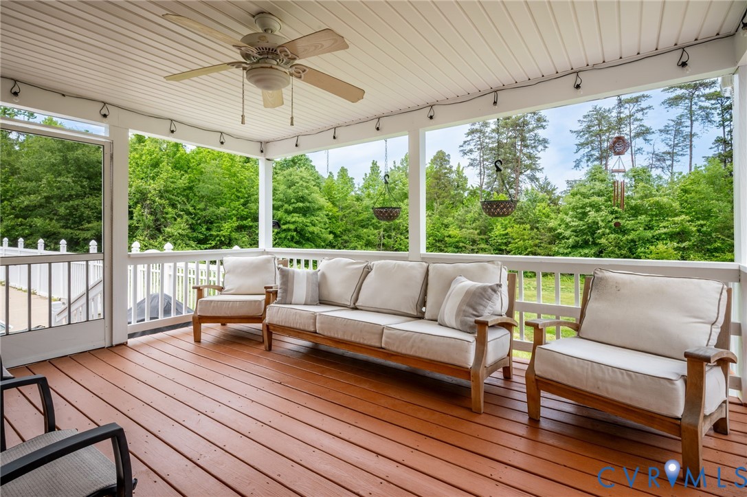 3090 Poor House Road Goochland, VA 23063 - Photo 27 of 32 Screened porch featuring wood-finish flooring and