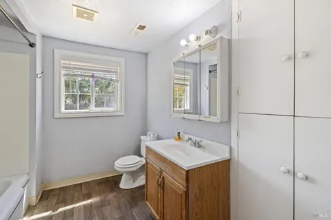 a bathroom with a sink and a toilet