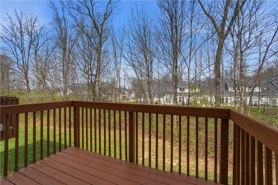 4294 Straight Arrow Road Dayton, OH 45430 - Photo 32 of 41 Enjoy tranquil views and outdoor living from this inviting deck, perfect for relaxation.