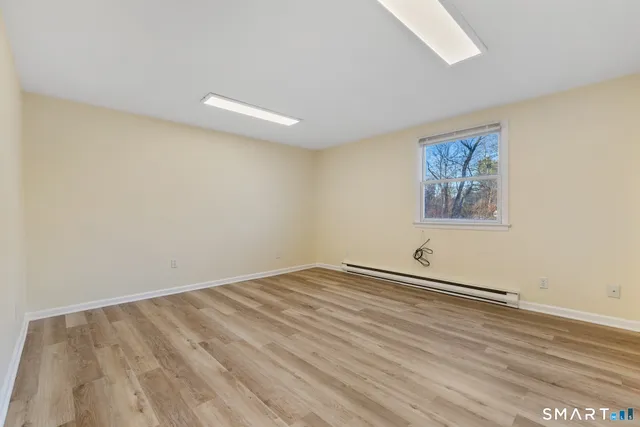 wooden floor in a room