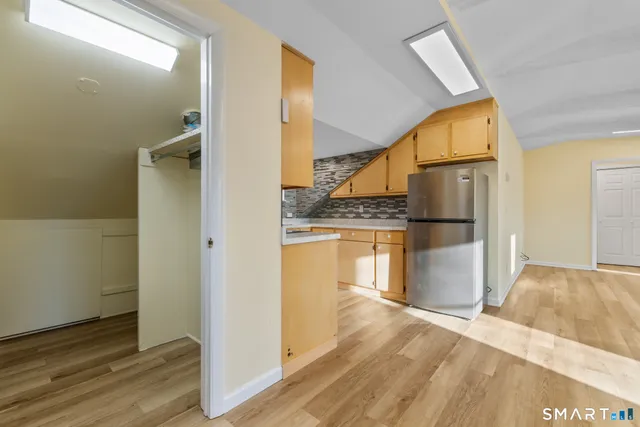 a view of kitchen and utility room