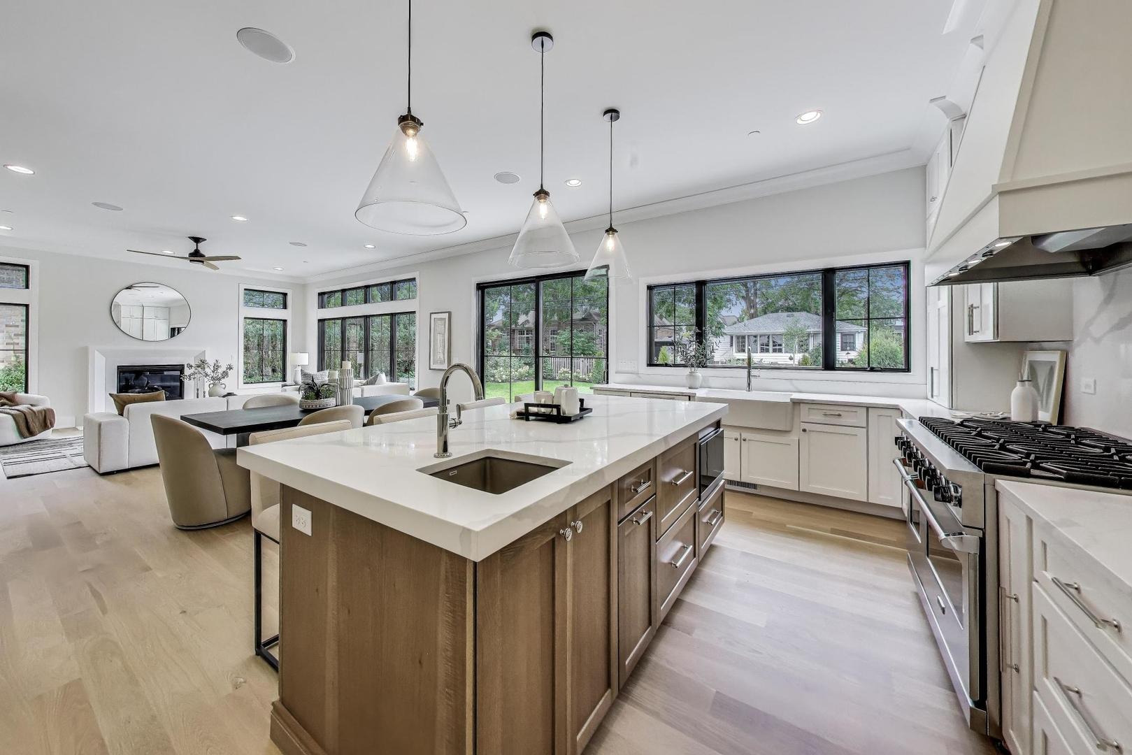 405 Ridge Avenue Clarendon Hills, IL 60514 - Photo 5 of 17 a kitchen with a stove and a sink