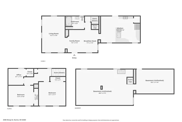 $249,900 | 2048 Shoop Street, Racine, WI 53404