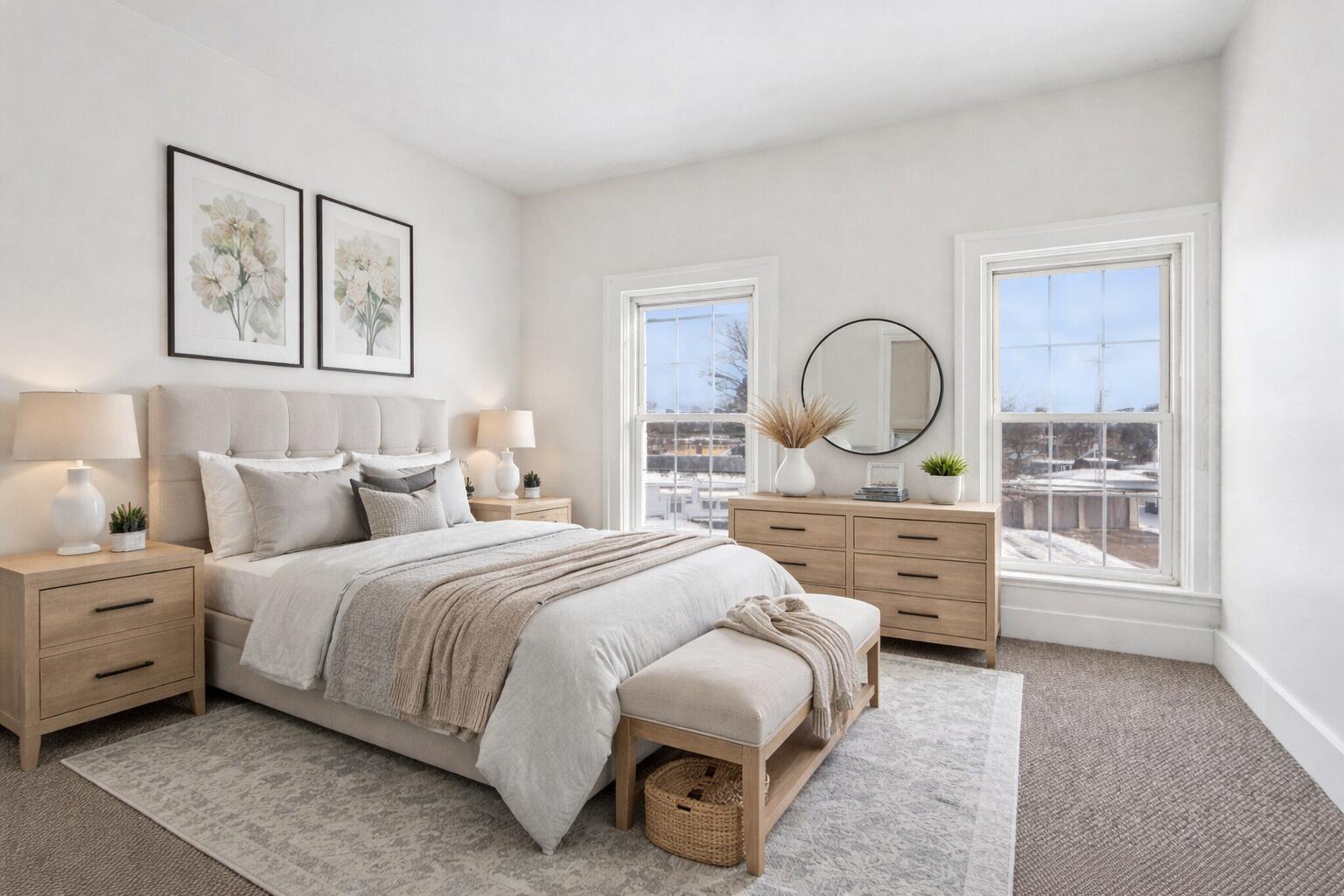 2048 Shoop Street Racine, WI 53404 - Photo 21 of 39 Virtually staged master bedroom