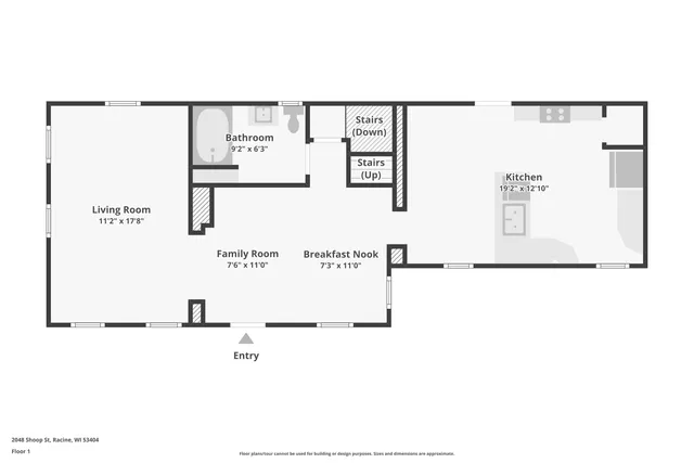 $249,900 | 2048 Shoop Street, Racine, WI 53404
