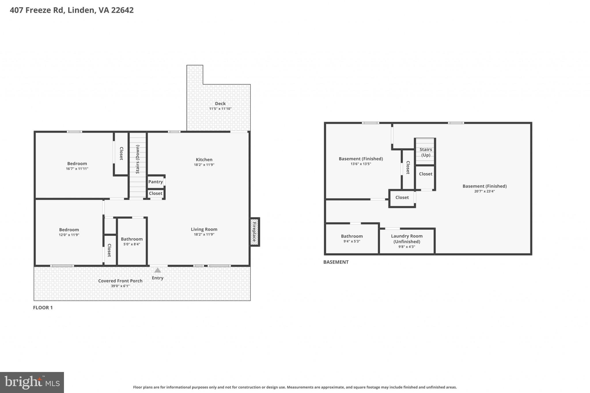 407 Freeze Road Linden, VA 22642 - Photo 28 of 28 Spacious floor plan for modern living.